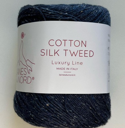 COTTON SILK TWEED limone verde