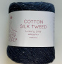 COTTON SILK TWEED limone verde