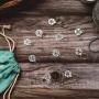 Sterling Silver Plated Chakra Stitch Markers
