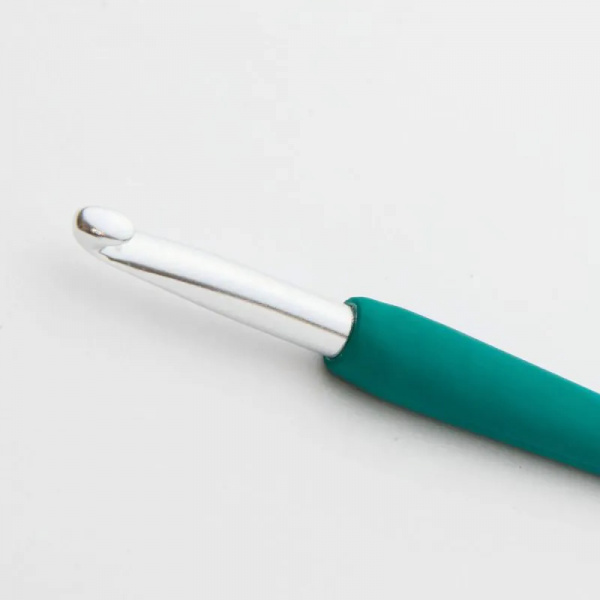 Single Ended Crochet Hook Waves Silver 5,5мм