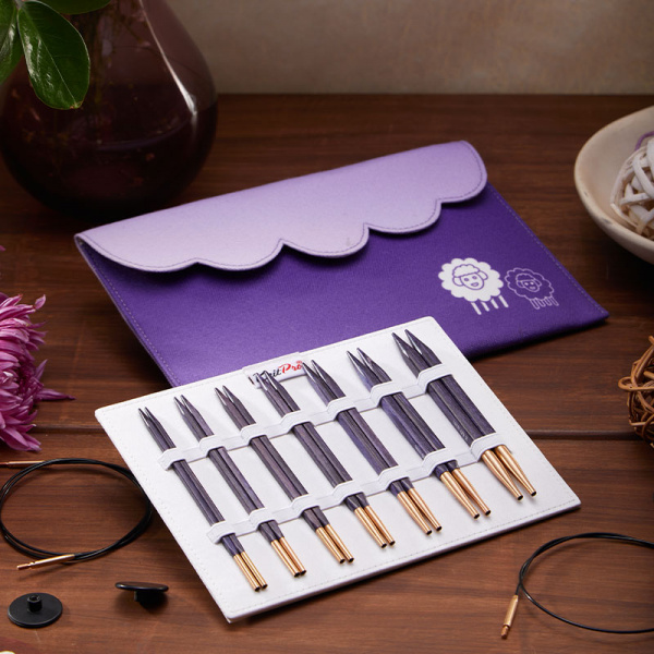 J’ADORE CUBICS DELUXE INTERCHANGEABLE CIRCULAR NEEDLE SET