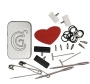 7599-S-L TWIST IC Knitting Tool Kit