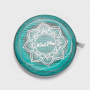 The Teal Retractable Wooden Tape Measure