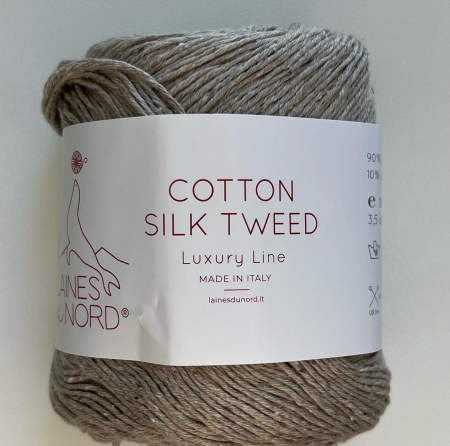 COTTON SILK TWEED sabbia