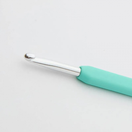 Single Ended Crochet Hook Waves Silver 5,5мм