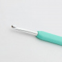 Single Ended Crochet Hook Waves Silver 5,5мм