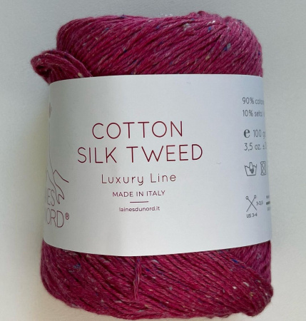 COTTON SILK TWEED rosa