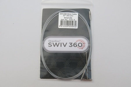 7714-S SWIV360 Silver Cables - 14" (35 cm)