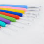 Single Ended Crochet Hook Waves Silver 7мм