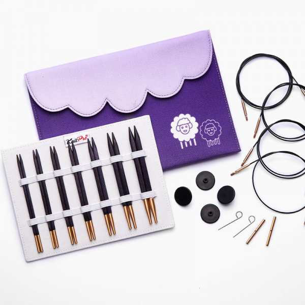 J’ADORE CUBICS DELUXE INTERCHANGEABLE CIRCULAR NEEDLE SET