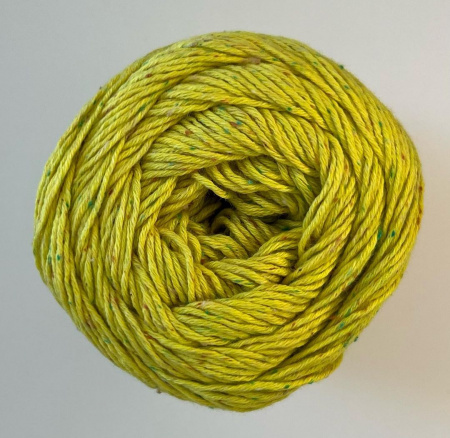 COTTON SILK TWEED giallo-verde
