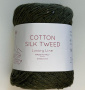 COTTON SILK TWEED nero