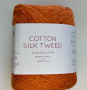 COTTON SILK TWEED arancia