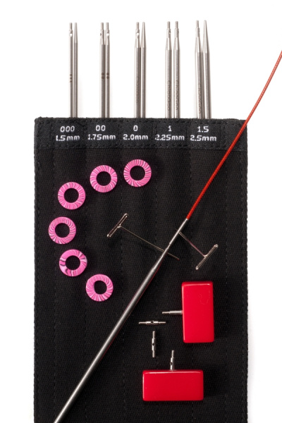 7400-M TWIST IC Lace Set - 4" (10 cm) 1,5-2,5 mm