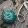 The Teal Retractable Wooden Tape Measure